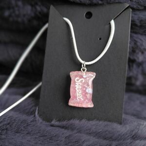 Sweet Pink Pendant Necklace